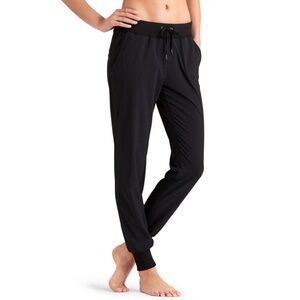 Athleta City Jogger Pull On Athletic Stretch Casual Black Pant size 2